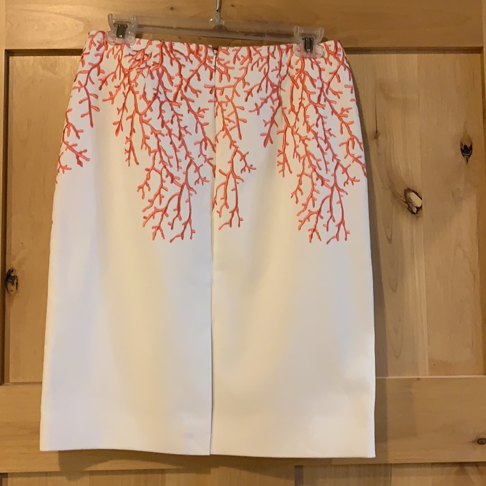 Beautiful Embroidered Lined Skirt Sz 2 - Picture 3 of 12